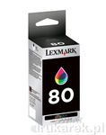 Lexmark 80 Tusz Lexmark 12A1980E Kolor