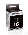 Lexmark 16 Tusz Lexmark 10N0016 Black
