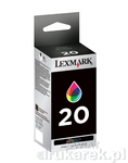 Lexmark 20 Tusz Kolorowy do Lexmark F4270 Z54 Z42 P3150 X4250