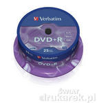 Pyta DVD+R Verbatim 16X 4,7GB cake (x25)