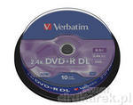 Pyta dwuwarstwowa Verbatim DVD+R DoubleLayer 8,5 GB (10 szt.)