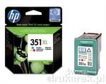 HP351XL Wysokowydajny Tusz do HP OfficeJet J5780 J6410 Deskjet D4260 Kolor