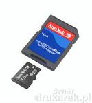 Karta Pamici SanDisk microSD 1GB + adapter SD