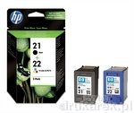 HP Zestaw 21 Czarny + HP 22 Kolorowy do HP DeskJet 3920 D1360 F370 SD367AE
