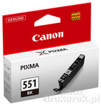 Canon CLI-551BK Tusz Czarny Foto do Canon PIXMA iP7250 MG 5450 5650 6350