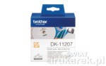 Brother DK-11207 Etykieta CD/DVD Biaa 58mm 100x/rolka [DK11207]