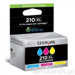 Lexmark 210XL Zestaw 3x Tusz do Lexmark OfficeEdge PRO4000 PRO5500 C / M / Y