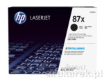 HP87X Wysokowydajny Toner do HP LaserJet Enterprise M506 M527 CF287X