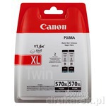 Canon PGI-570PGBK XL 2x Czarny Tusz Pigmentowy do Canon Pixma [PGI570PGBKXL]