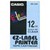 Casio XR-12GX1 Tama do drukarek etykiet Casio przezroczysta/czarny druk 12mm d
