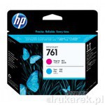 HP761 Gowica drukujca do DesignJet T7100 T7200 [CH646A] Magenta/Cyan