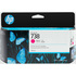 HP738 Oryginalny Tusz Do DesignJet T850 T950 [498N6A] Magenta