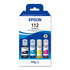 Epson 112 Oryginalny Zestaw Tuszy do EcoTank Czarny/Cyan/Magenta/ty